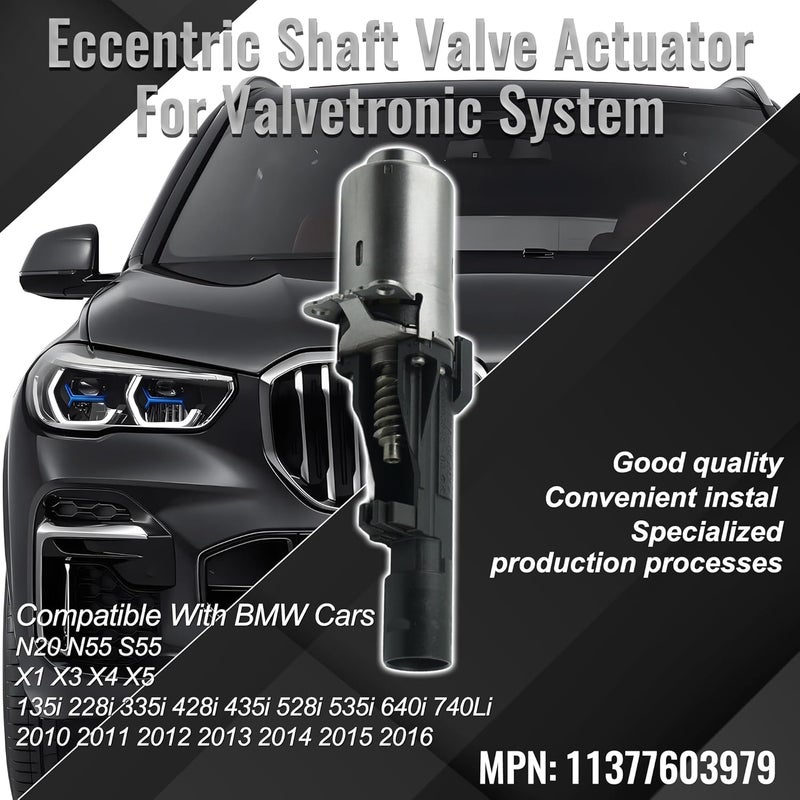 Fioqe Eccentric Shaft Valve Actuator for Valvetronic System 11377603979 11377599021 Fit for BMW N20 N55 S55 X1 X3 X4 X5 135i 228i 335i 428i 435i 528i 535i 640i 740Li 2010 2011 2012 2013 2014 2015 2016 - Image 2
